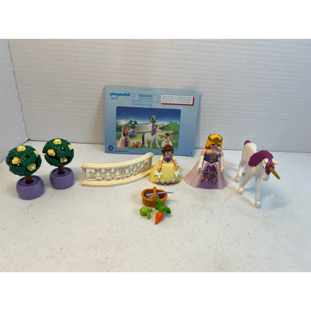 Playmobil 70107 Princess Unicorn Garden Playset with Figures and Accessories